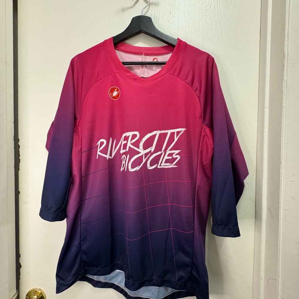 Castelli Pink Cycling Jersey
